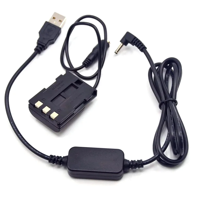 Vitesun 5V Power Bank USB Cable Adapter + NB2L Dummy Battery DR-20 for Canon G7 G9 S40 S45 S50 S55 S60 S70 S80 EOS 350D 400D