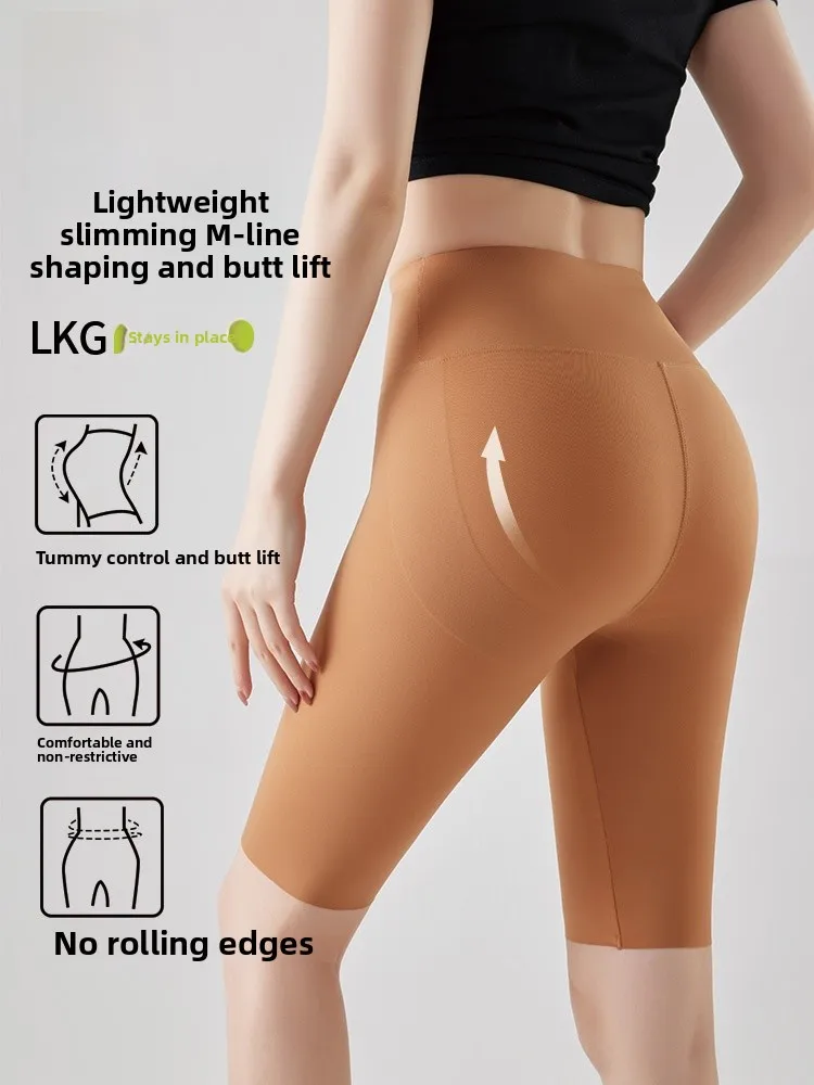 سليم صالح عالية الخصر اليوغا سراويل رياضية المرأة الصيف جديد Sle رقيقة خمسة أرباع جلد arkskin طباعة طماق رجل العلامة التجارية