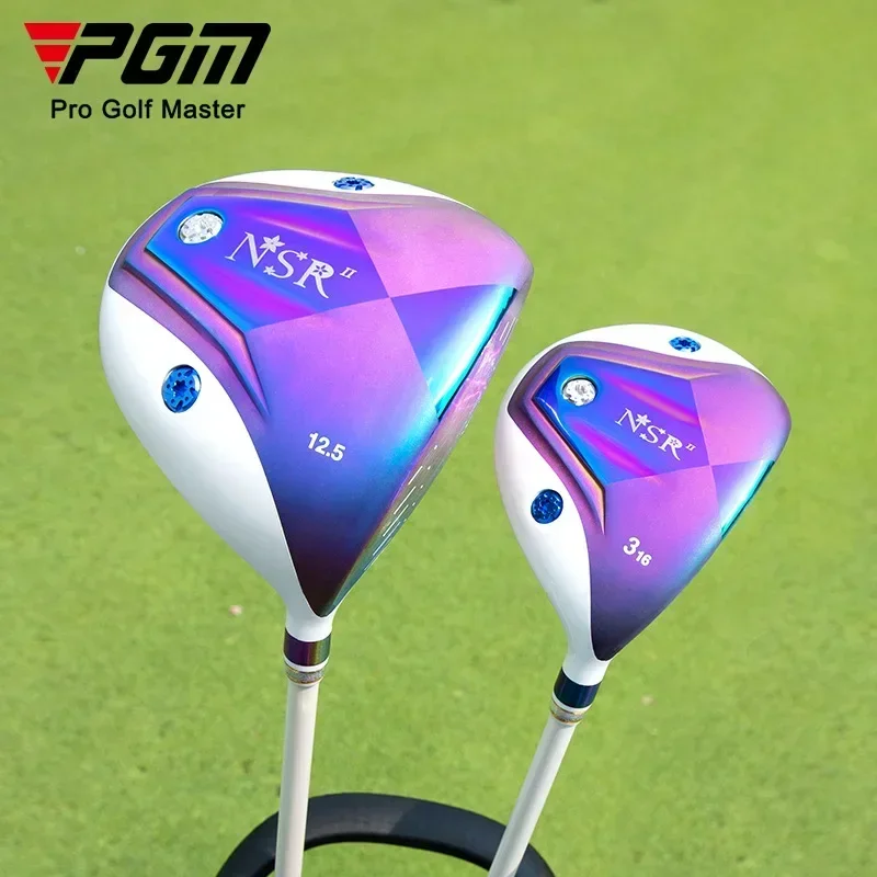 PGM Golf Club Women\'s Half Set Titanium Alloy Driver Set High-end Professional Club Combination Set LTG026