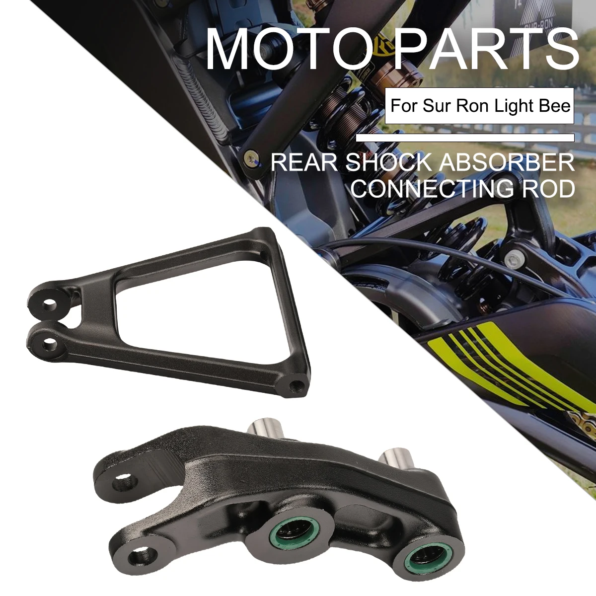 

Motorcycle For Sur-Ron S X Light Bee X OEM CNC Rear Shock Absorber Linkage Triangle Original Version For Segway X160 X260