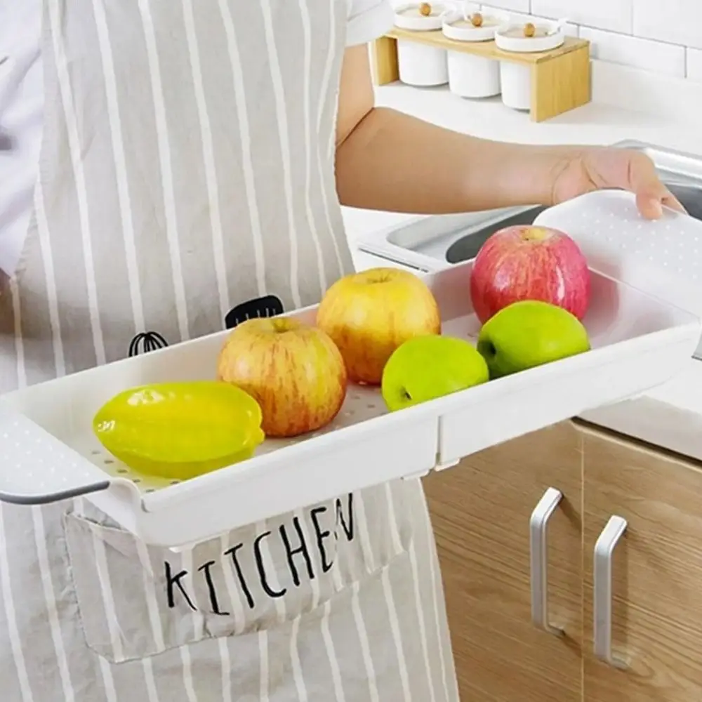 Anti-Slip Design Extendable Bathtub Rack Built-in Phone Holder Adjustable Length Foldable Storage Organizer Foldable Structure