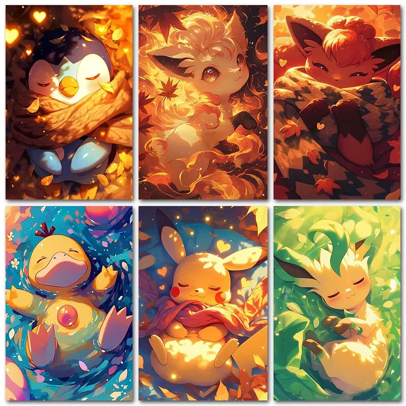 pintura-por-numeros-para-adulto-kit-dos-desenhos-animados-pokemon-pikachu-raposa-eevee-vulpix-diy-pintura-a-oleo-acrilica-tela-por-numero-decoracao-de-casa