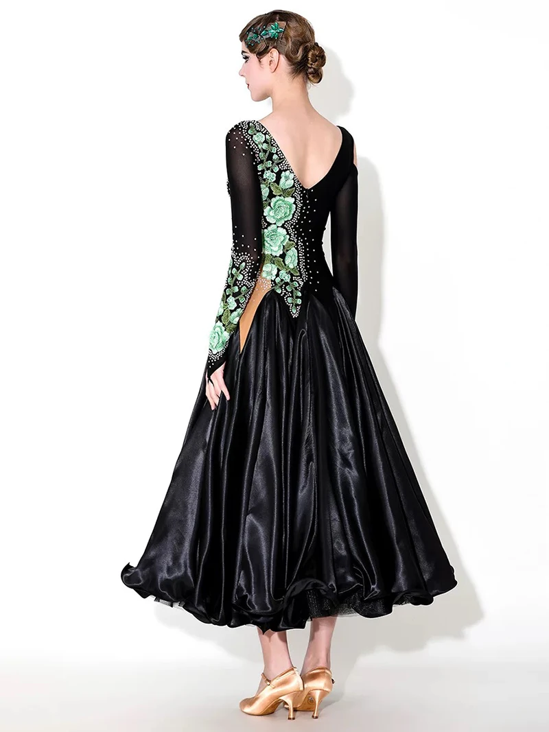 Abiti da ballo da sala standard Abiti da ballo da competizione per sala da ballo da donna Spettacolo teatrale Abito da ballo da sala valzer