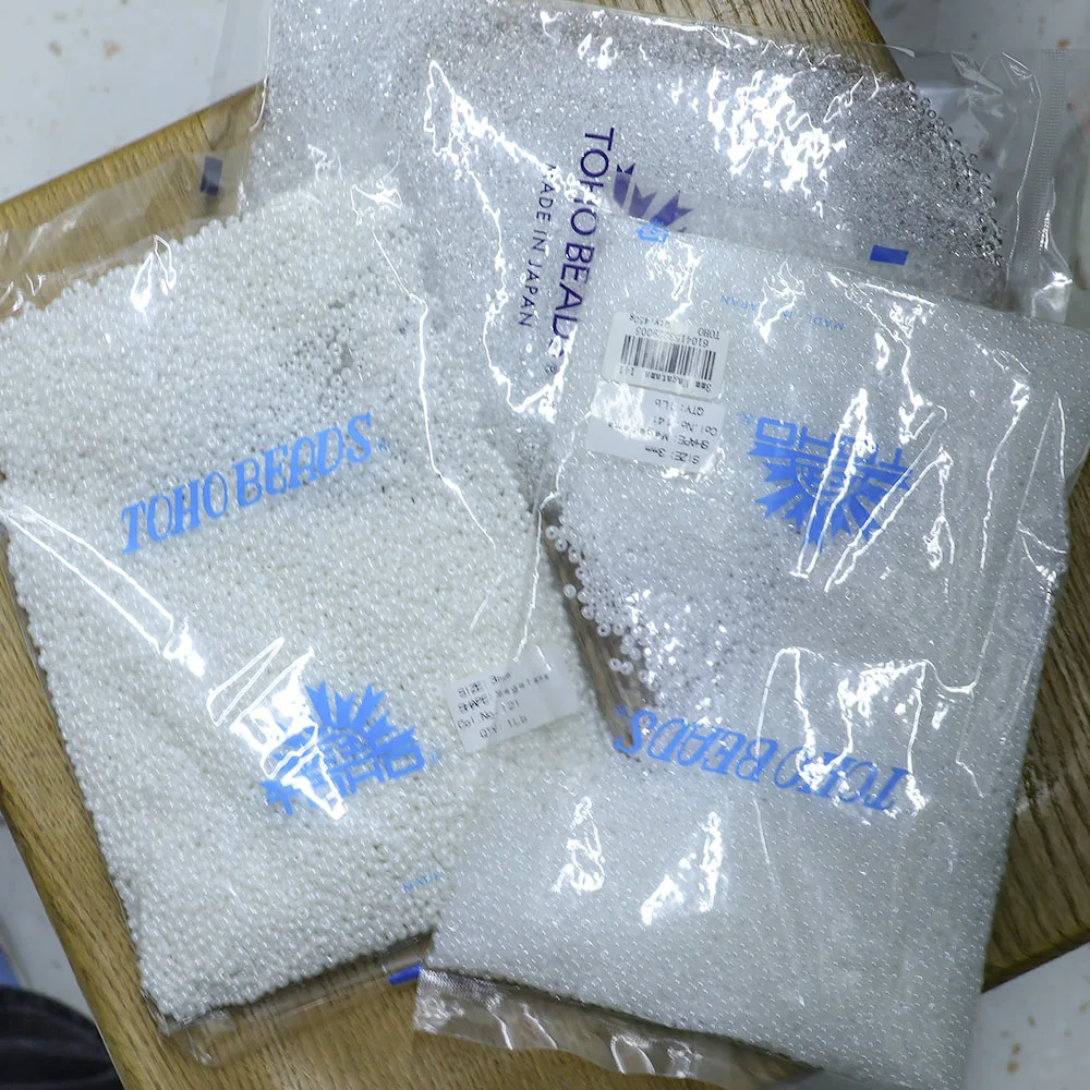 

3mm Japanese imported TOHO seed beads Magatama shape 450g glass seed beads, used for needle and thread handmade bracelet jewelry