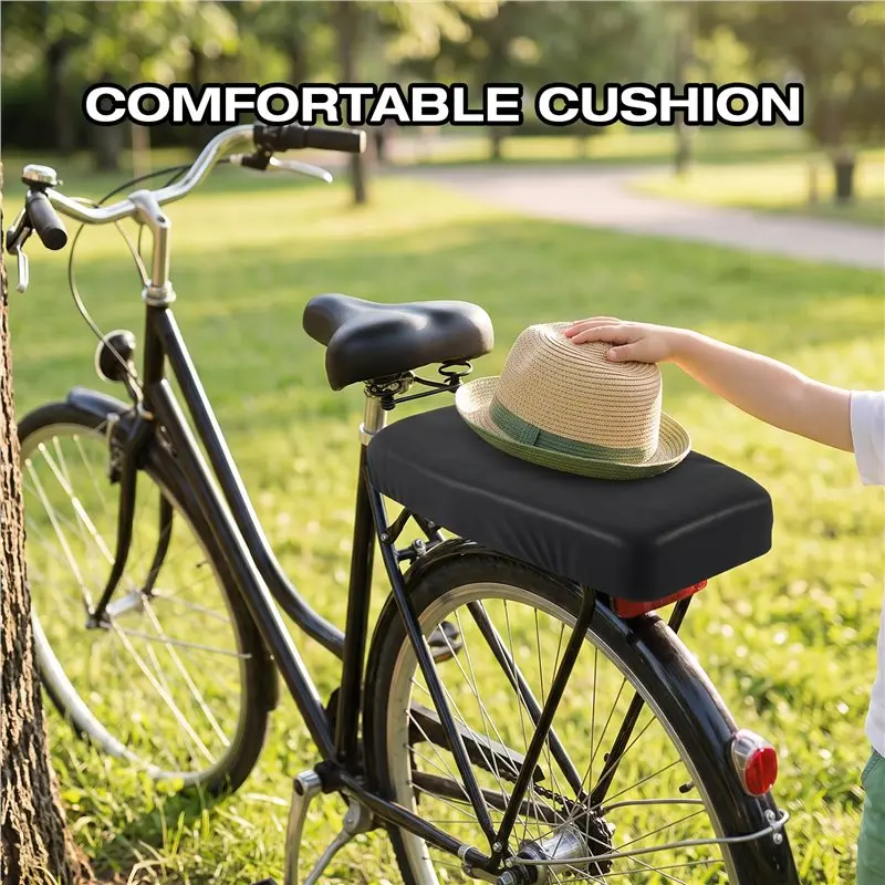 AC88-Bicycle Rear Seat Soft And Thick Bicycle Rear Seat Cushion For Cycle For Child Seat