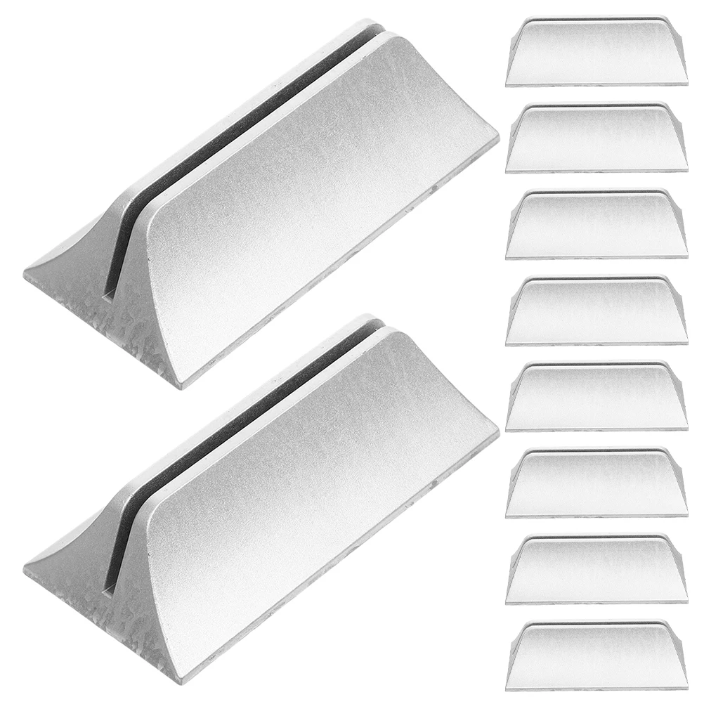 

10 Pcs Desktop Mobile Clip Office Desk Divider Clamp Adjustable Firm Attachment Plastic Construction Durability Strength Sturdy
