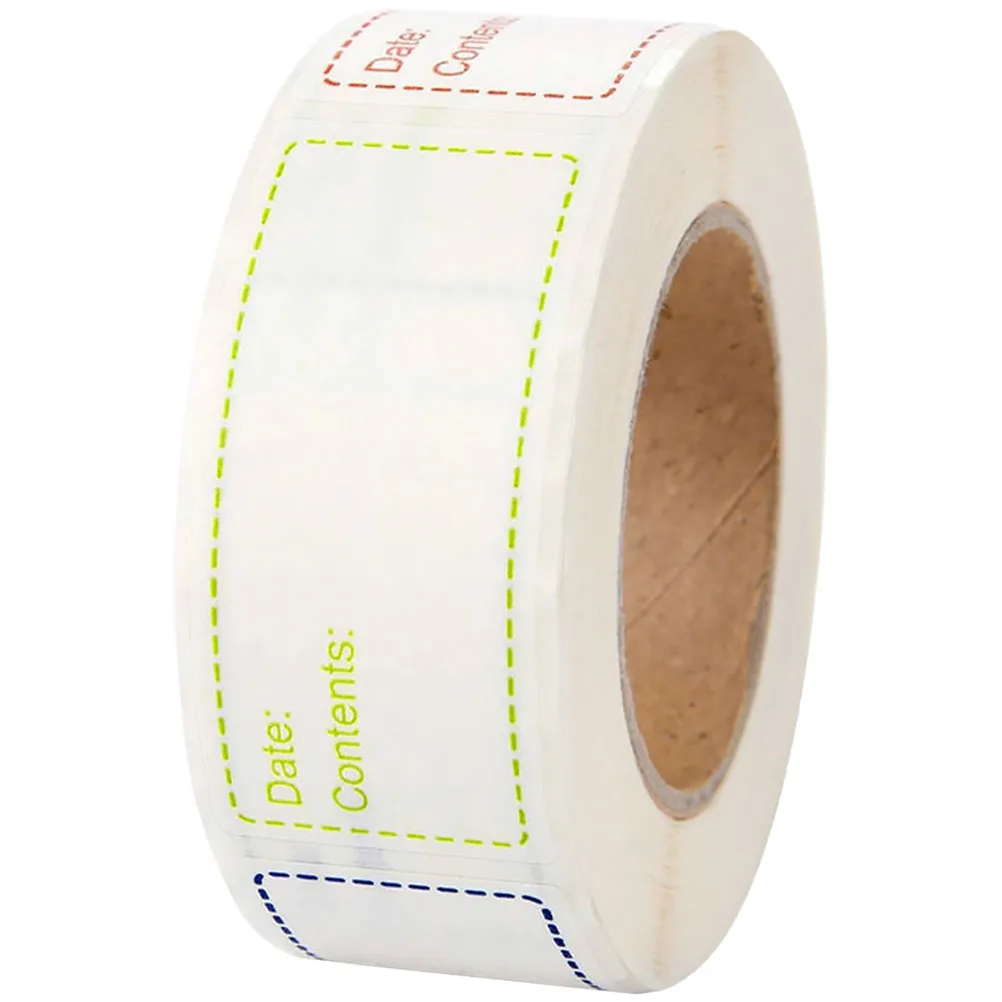 

1 Roll Waterproof Oil Resistant Adhesive Stickers Food Label Bottle Marking Decals Breast Milk Storage Office Supplies