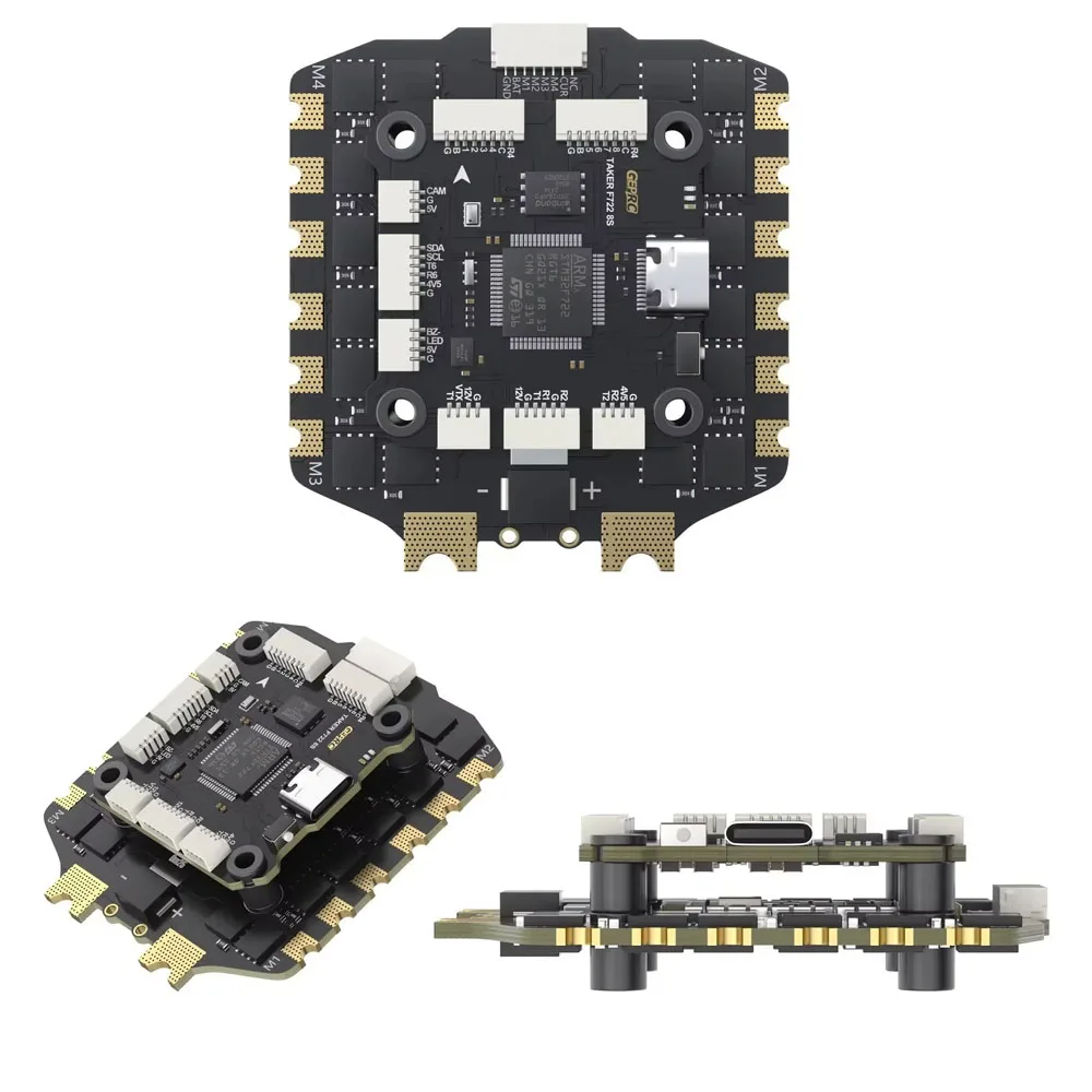 

GEPRC TAKER F722 BLS Stack - 100A 8S, F722 Flight Controller & ESC Combo, for Large FPV Drone, High-Power RC Accessories, Integr