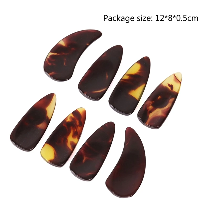 8pcs Guzheng Finger Picks Guzheng Nail Covers Practical Musical Instrument Picks String Instrument Accessories