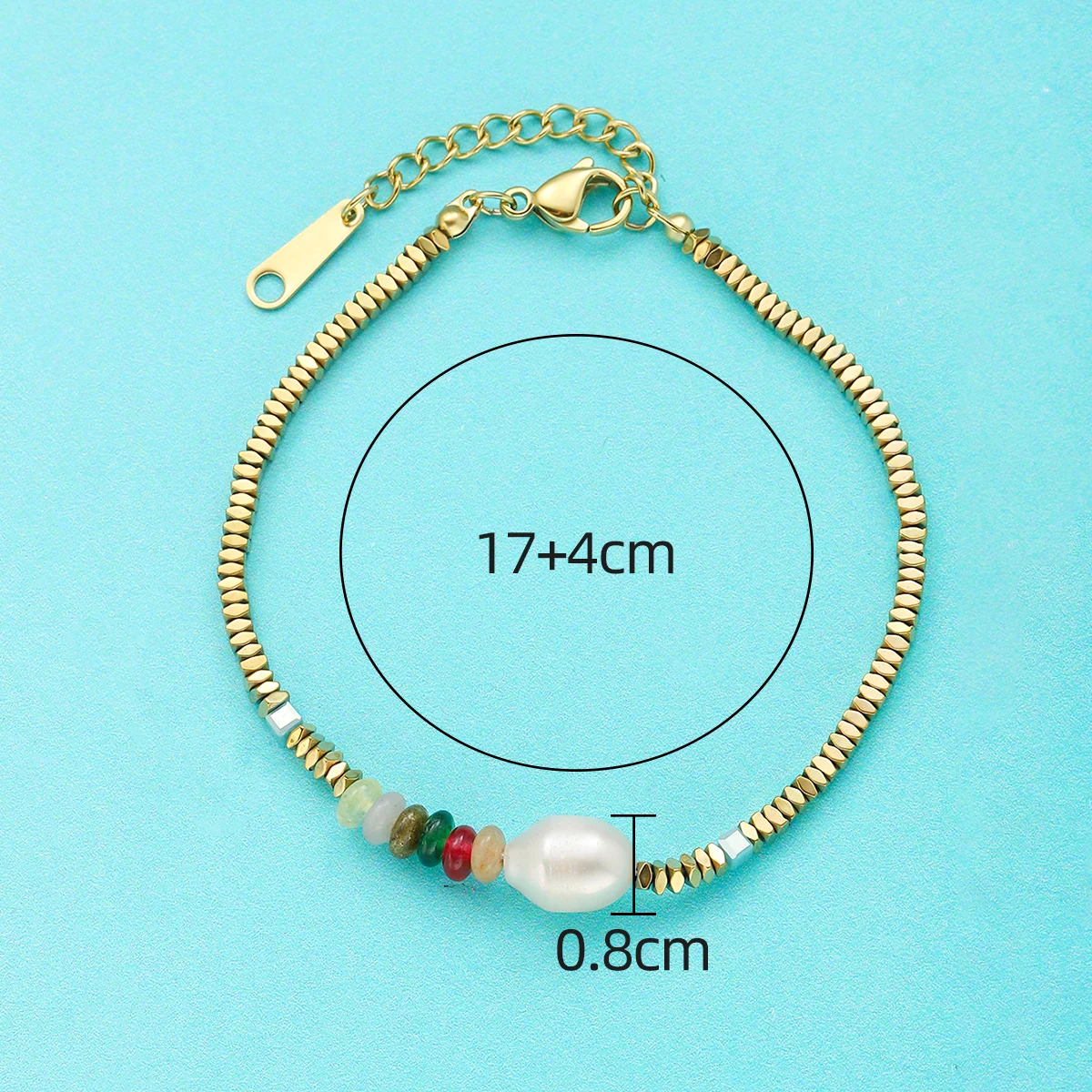 CARLIDANA, pulsera de plata rota con cubo pequeño Simple y versátil, pulseras de joyería de moda de lujo ligeras chapadas en oro para mujer