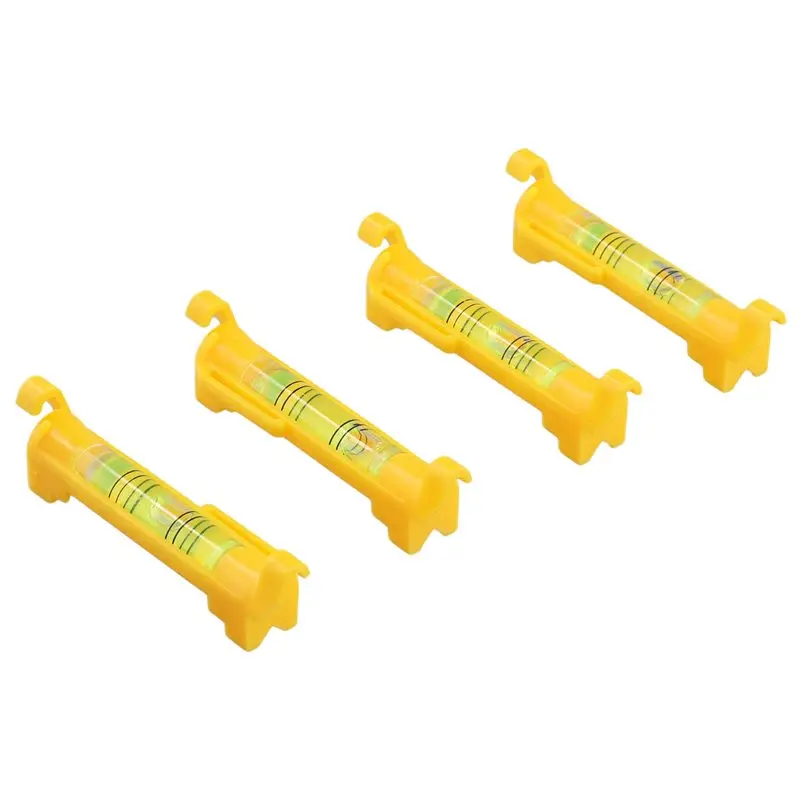 【VALUE MONEY】40Pcs String Level Hanging Line Bubble Levels For Leveling Surveying, Building Trades, Bricklaying, Etc. (Yellow)