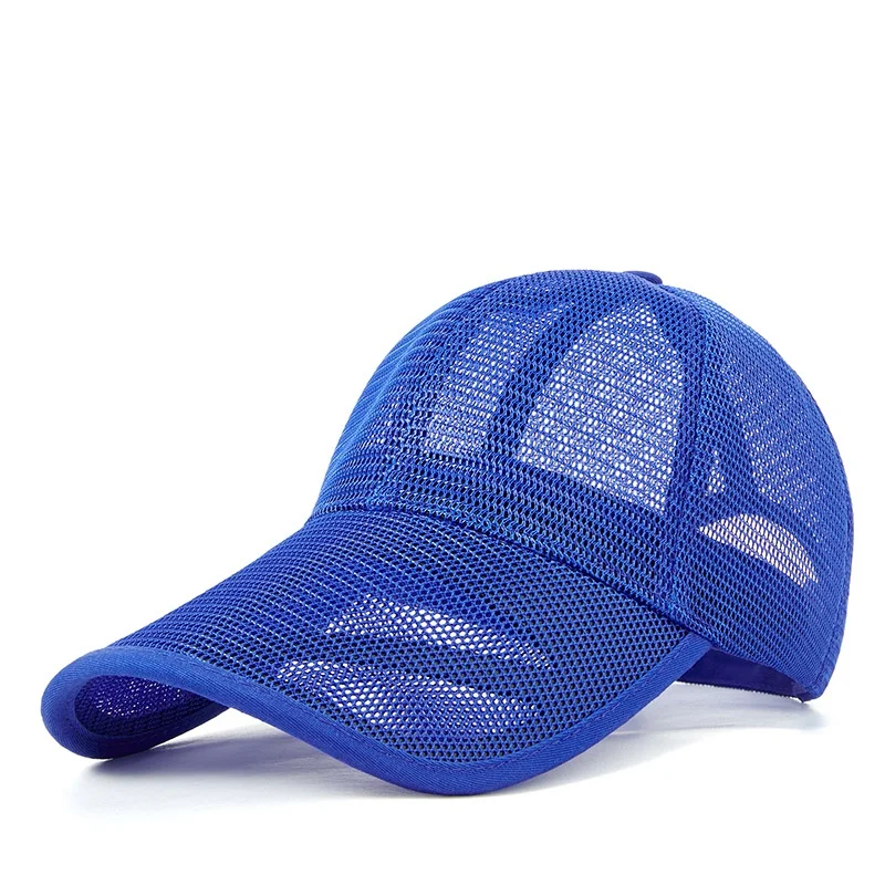 Cappello a rete da baseball con lingua lunga e taglia grande, protezione solare, lingua d'anatra