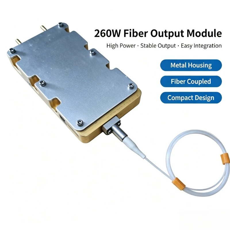 For 260W High Power Laser Module With Fiber Cable Disassembled Unit For Scientific Research Lab Use