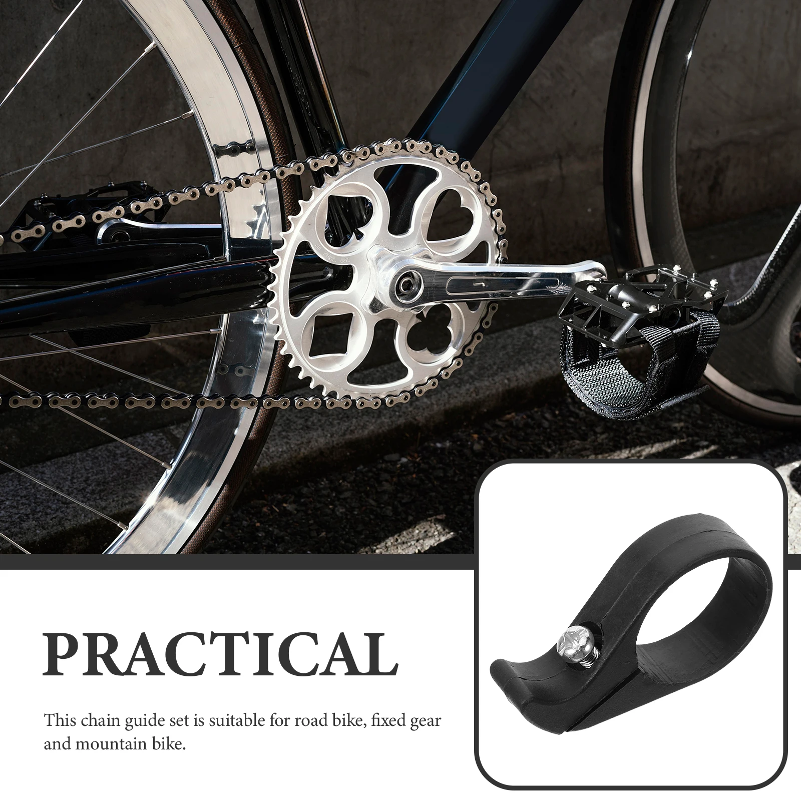 

Long Lasting Bike Chain Guard Chain Guide Plastic Protector Prevent Bumping Bike Supplies Bicycle Chains Protectors