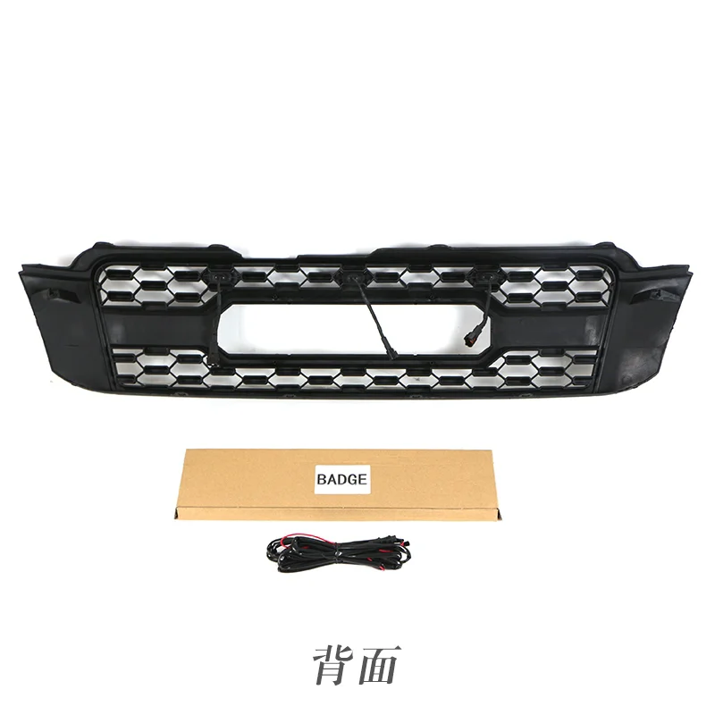 Front Bumper Grill with light for Toyota Highlander 2004-2007 modified Mask Grille net Radiator Car Accessories