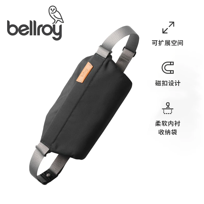 Bellroy Mini Travel Bag Sling Mini 4L Men's and Women's Waist Bag Chest Bag Commuting Casual Crossbody Shoulder Bag