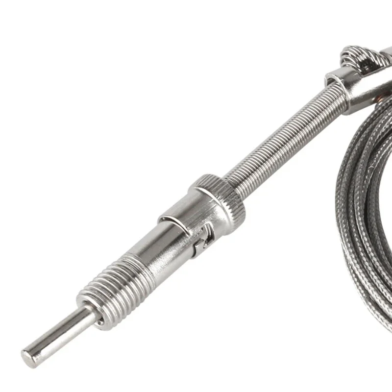 Capteur de sonde de température à ressort de compression, thermocouple, type K/E, M12 x 1.5, 1-5 mètres, fil blindé pour régulateur de température