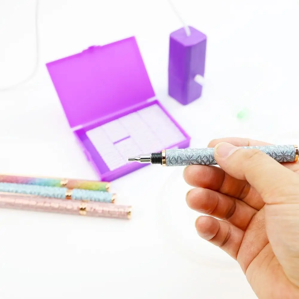 DIY Craft Vacuum Diamond Painting Pen Kits Long-lasting and Stable USB Cable Electric Diamond Suction Tool with Storage Bag view 3