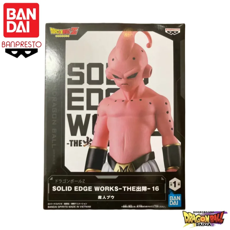 In Stock Original Bandai Banpresto Dragon Ball Frieza Majin Buu Model Toys Action Figure Garage Statue Collectible Ornaments