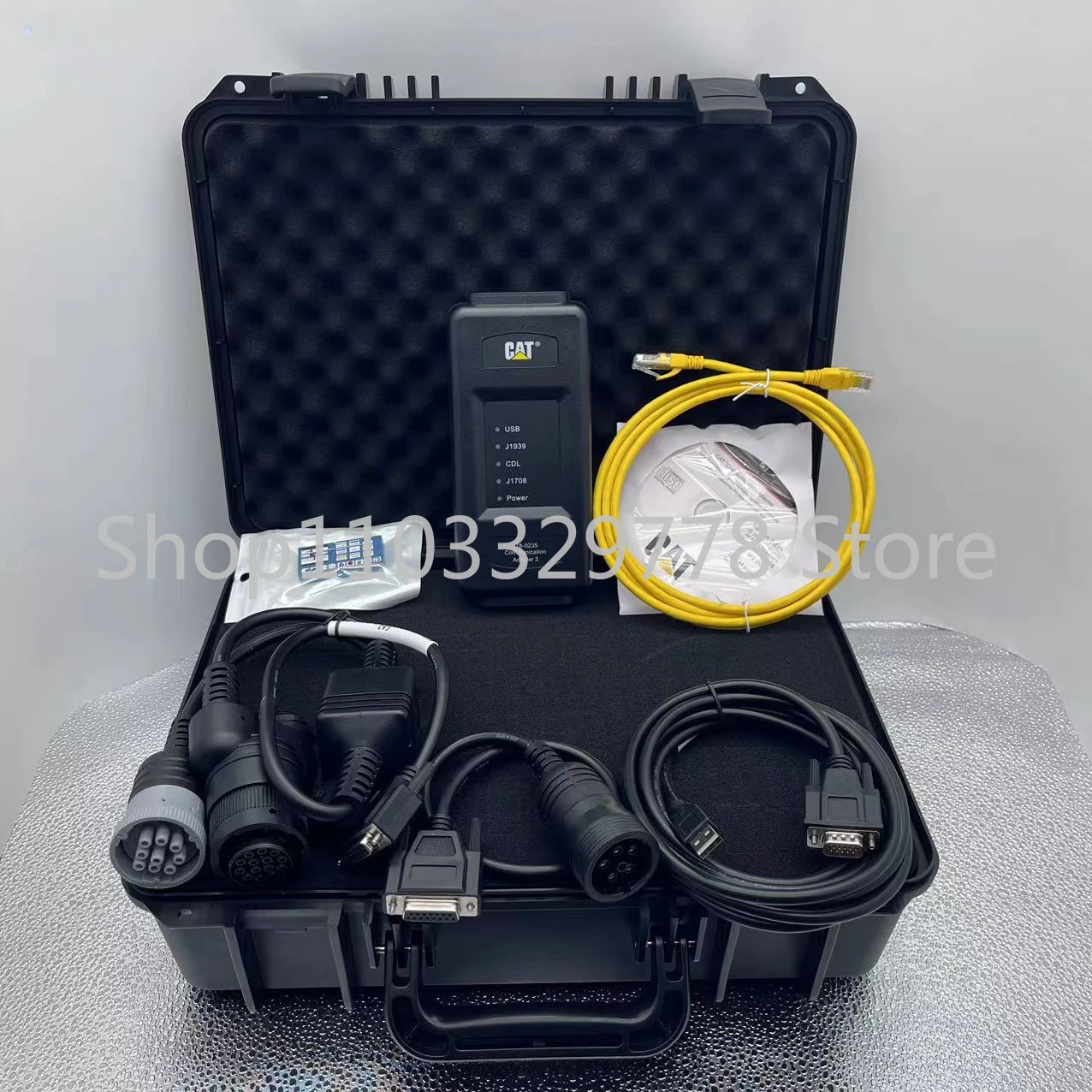 CAT 478-0235 538-5051 ET4 Communication Adapter 2023A Heavy Duty Diagnostic Tester Tool for  CAT Truck Excavator Scanner