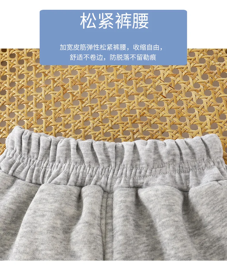 Herbst-Winter Kinderkleidung Fleece-Sweatshirt-Sets für Jungen und Mädchen mit Buchstaben-Stickerei Pullover+Hose 2-teiliger Lässiger Trainingsanzug für Kinder – Detail 6