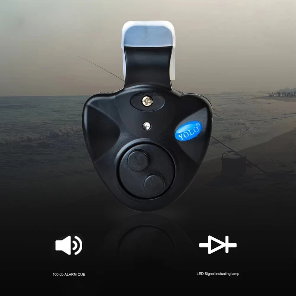 NGB Fishing Bite Alarm Without Battery Electronic Buzzer Fishing Rod Siren Daytime Night Indicator
