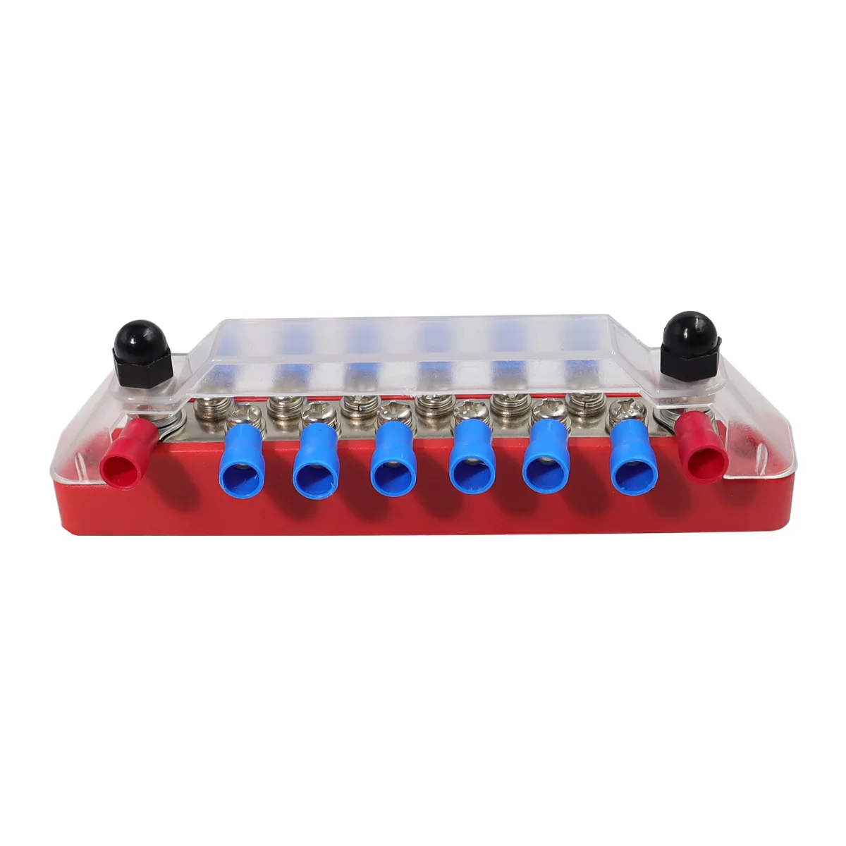 High Current Busbar 48V150A 14-Way Straight Terminal Block for RVs and Yachts