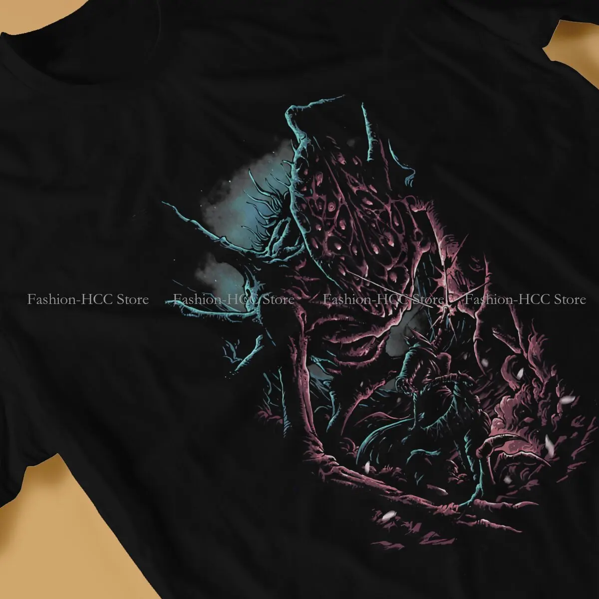 Bloodborne Game Polyester TShirts Into Nightmare Personalize Homme T Shirt New Trend Clothing