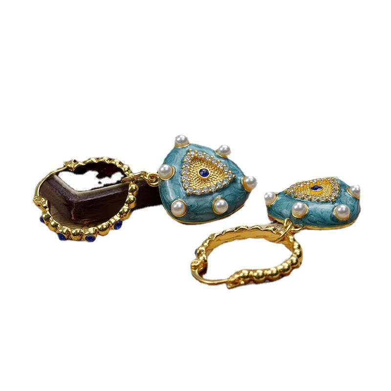 Vintage Baroque Court Style Pearl Earrings Elegant Party Wedding Fine Jewelry Gifts Accessories Statement