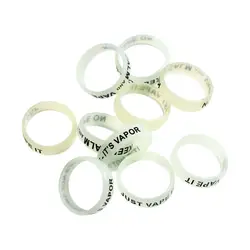 10Pcs Luminous Ring Fishing Rod Handle Protective Case Anti-skid Ring Silicone Ring Rod Stop Ring O-ring Fishing Accessories