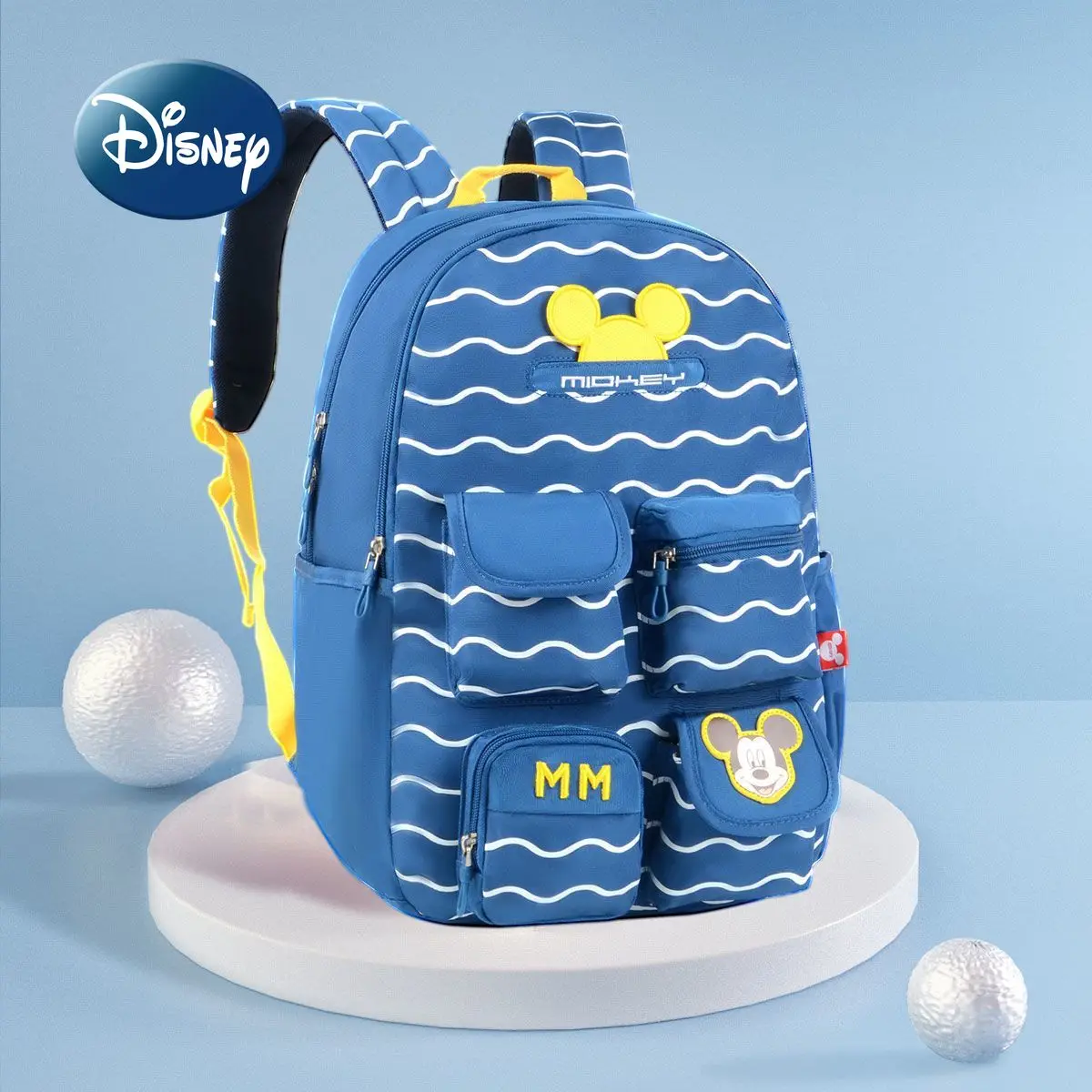 

Disney Mickey Original New Children's Backpack Luxury Brand Cartoon Boys and Girls Backpacks Lightweight Children's School Bags