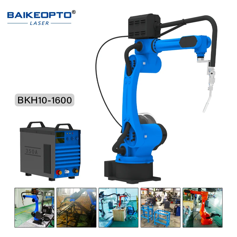 BKH10-1600 Industrial 6-axis Welding Robot Traditional Arc Welding Spot Welding TIG MIG Welding Robot Customized Robot Arm