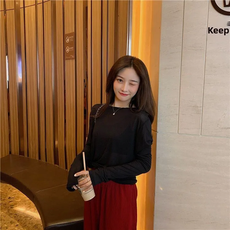 original-women's-summer-loose-ice-silk-sun-protection-clothing-thin-medium-length-white-anti-uv-new-style-student-korean-version
