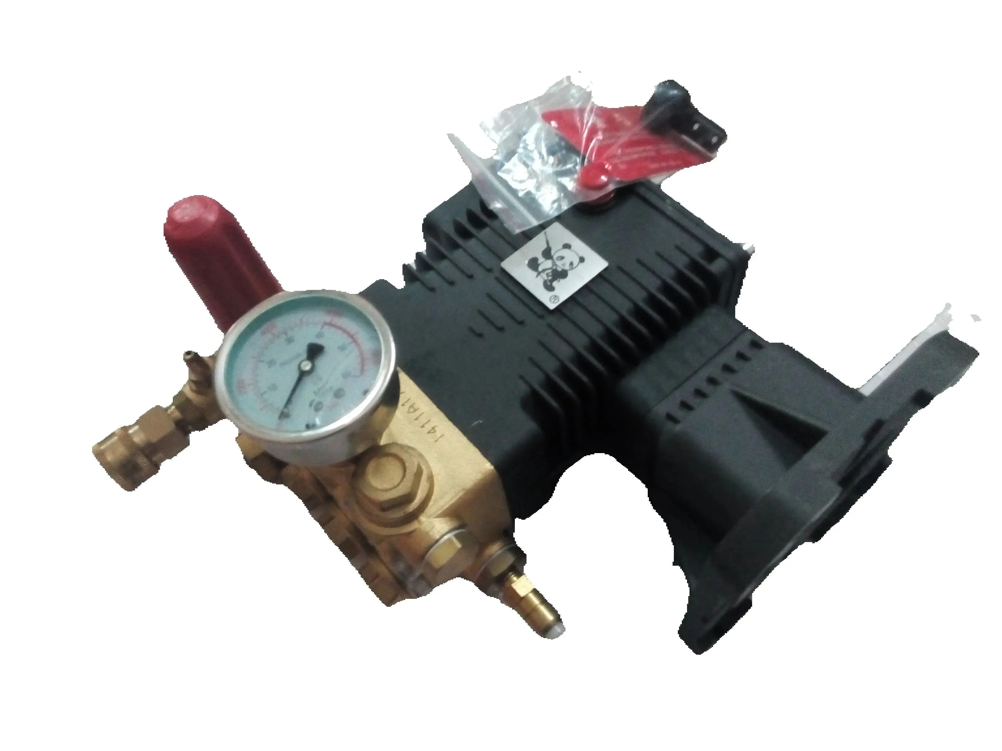 Panda High Pressure Washer PG-2815 Brass Triplex Plunger Pump P3-1411A 280bar 4000psi 15LPM for Petrol Engine Washing Machine