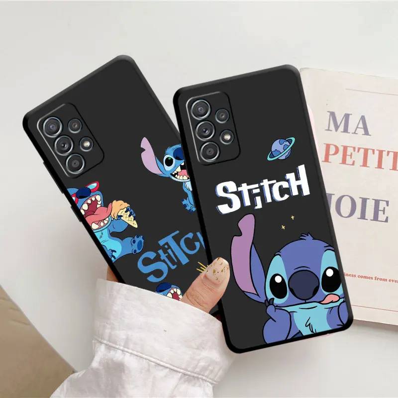 Angie Stitch Case For Samsung Galaxy A54 A52 A14 A53 A13 A12 A23 A51 A32 A71 A33 A34 A13 5G A34 A21s Phone Cover