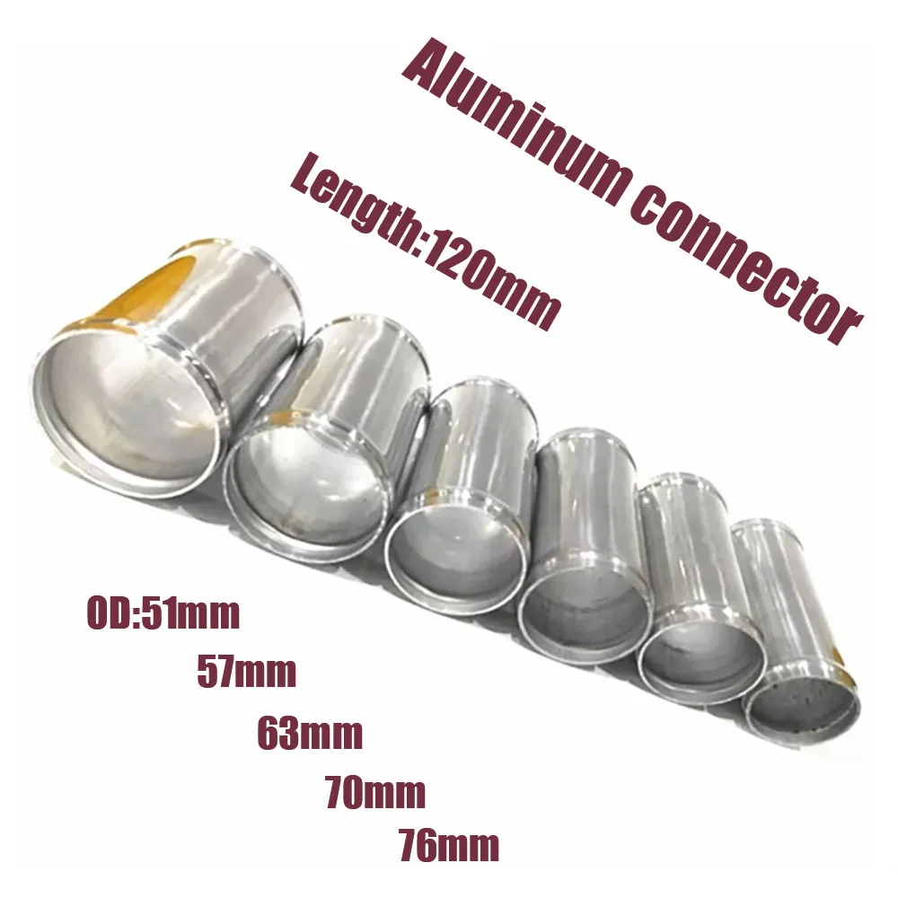 Aluminum Modified Turbo Intercooler Intake Straight Pipe Adapter For Car Cone Mushroom Air Filter 2