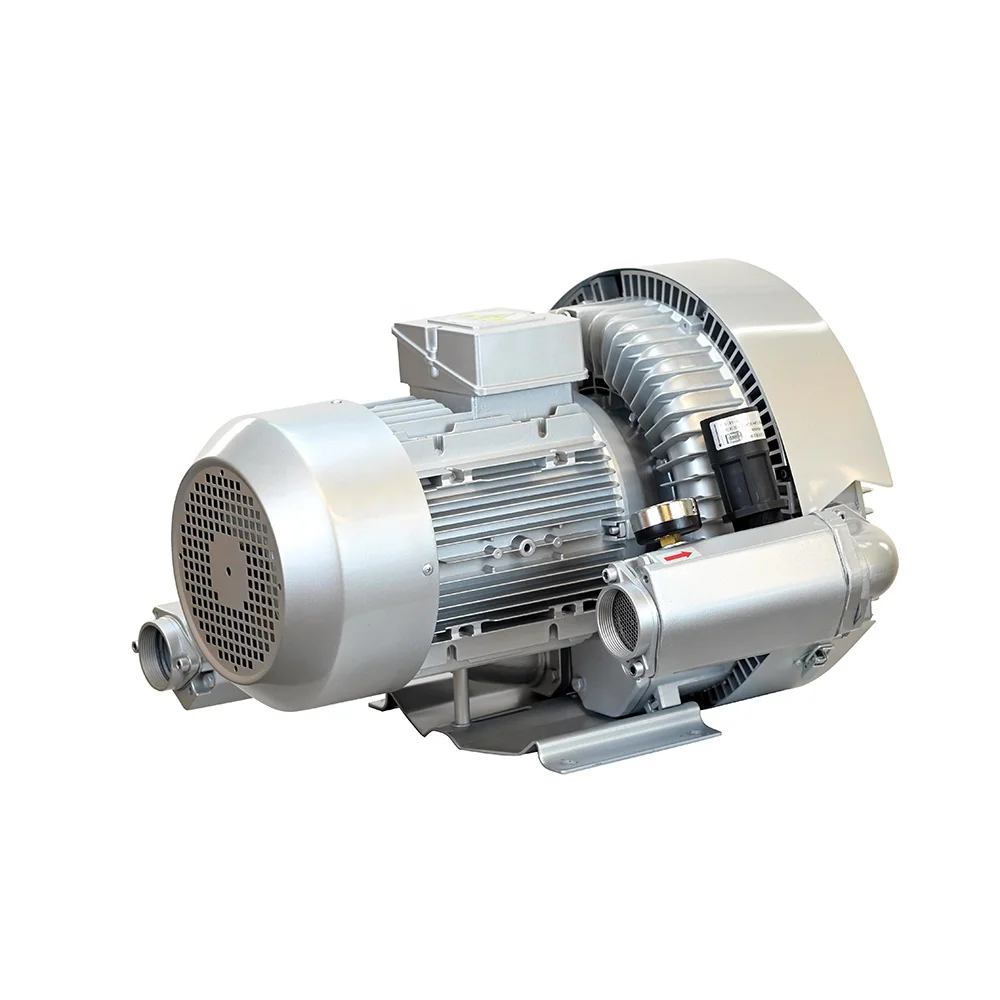 7.5KW Trifásico 220/380V Ventilador de anel de ar de alta regeneração Ventilador de canal Ventiladores de vórtice de tensão nominal