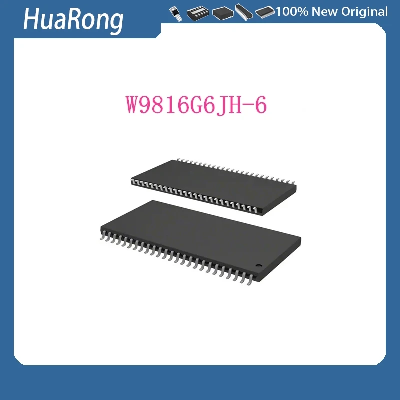 10Pcs/Lot  W9816G6JH-6 W9816G6 TSOP50