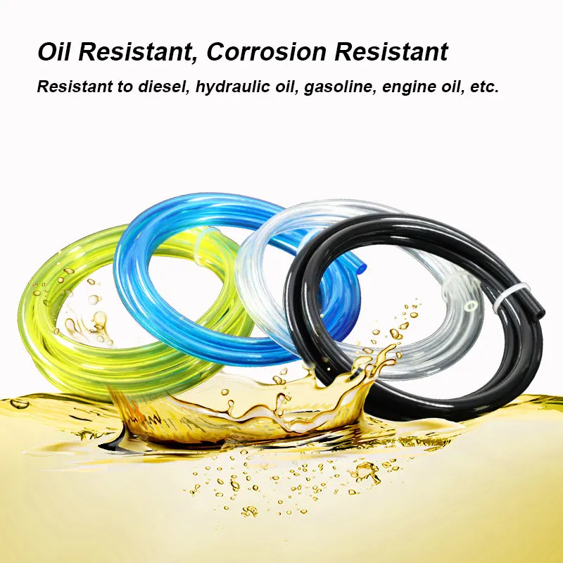 TPU Fuel Hose 2x3.5/2x4/2.5x5/3x5/3x6/4x6/5x8/6x8/7x10mm Petrol Pipe Car Motorcycle Model Aircraft Engine Fuel Connetor Tube