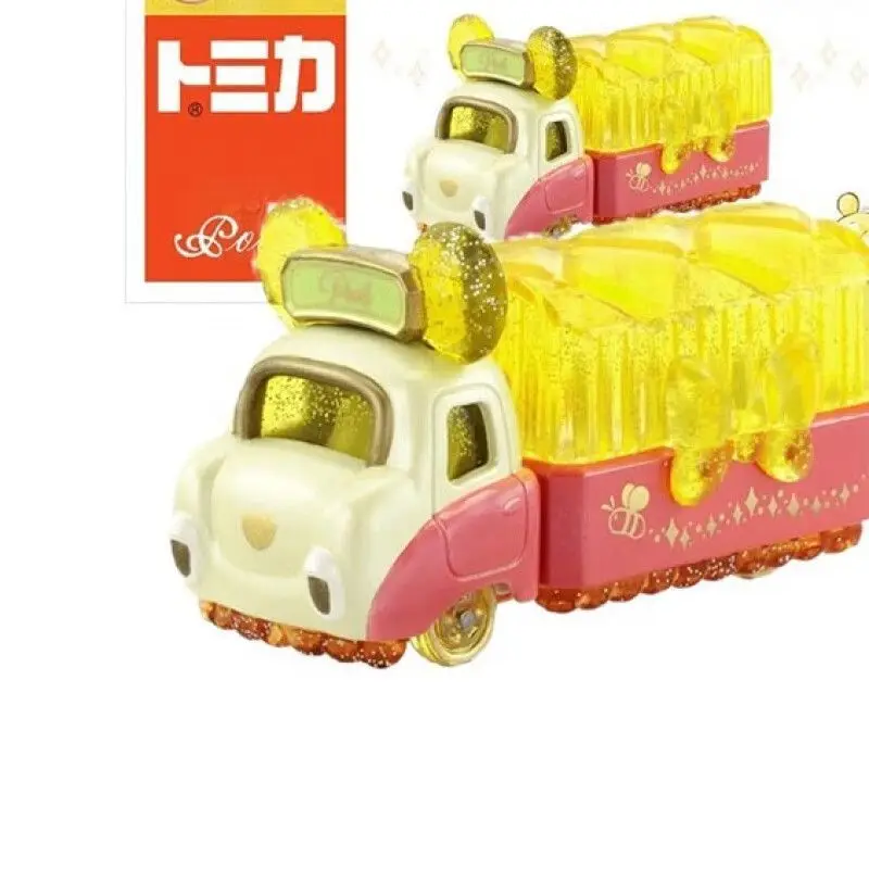 TOMY Takara Disney Schmuckschatulle Winnie The Pooh Legierungsautospielzeug für Mädchen 134336