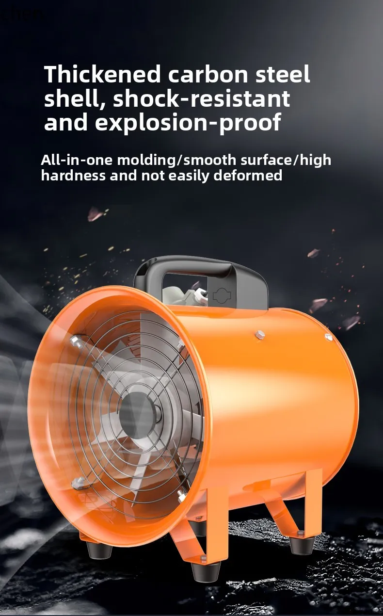 ZML Air Blower Fan Industrial Exhaust Fan Limited Space Ventilation Equipment Small Ventilator view 5