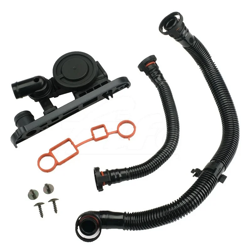 Kit de Válvula PCV de Respiración del Cárter para Audi TT A3 A4 TFSI VW Golf Gti MK5 MK6 Seat 1set 06F129101N 06F103235 06F103221E