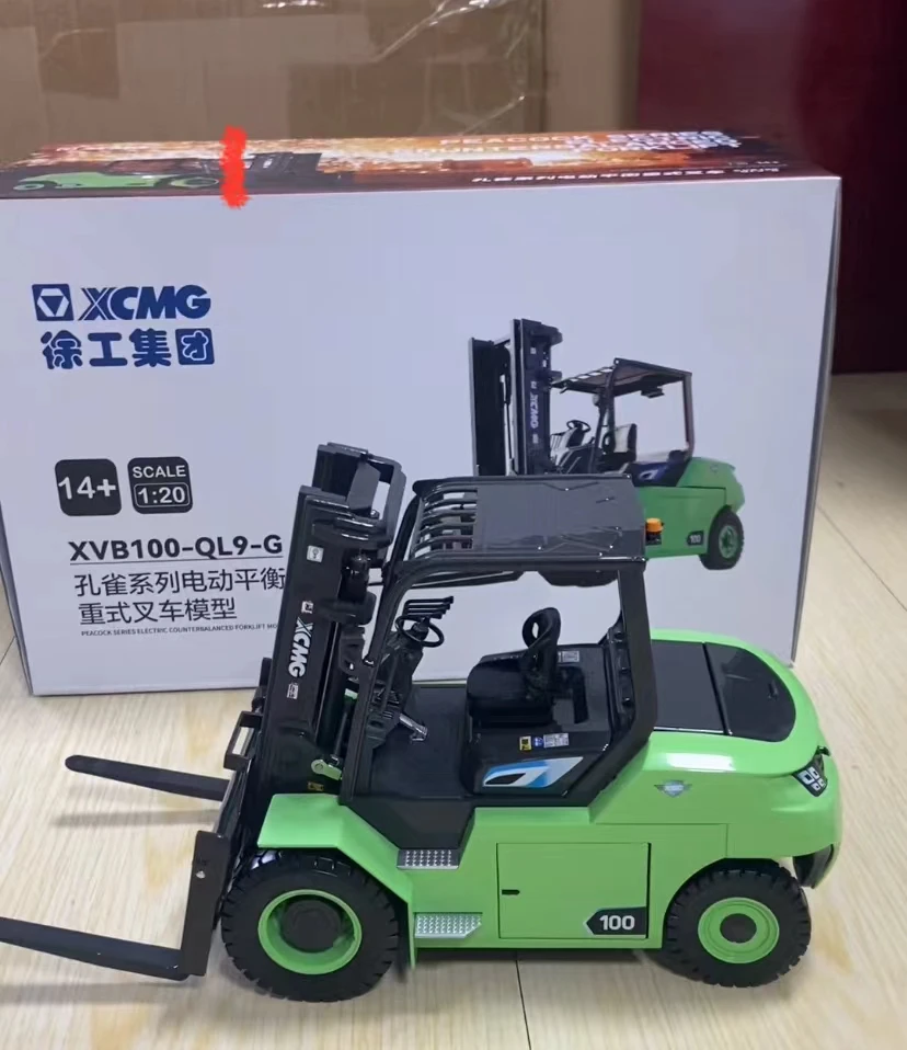 XCMG 1:20 Scale Electric Balance Weight Diecast Alloy Collectible Forklift Truck Model Gift