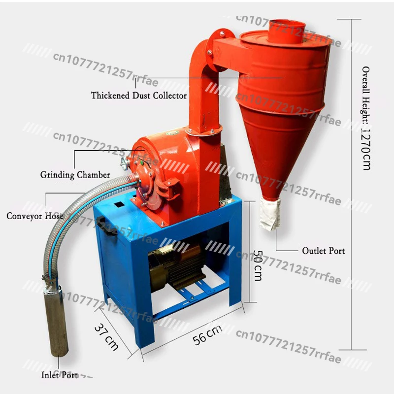 Multifunctional Household Self-priming Electric Feed Grinder, Corn Grinder, Grinder, Grain Grinder 220V/380V 400kg/h