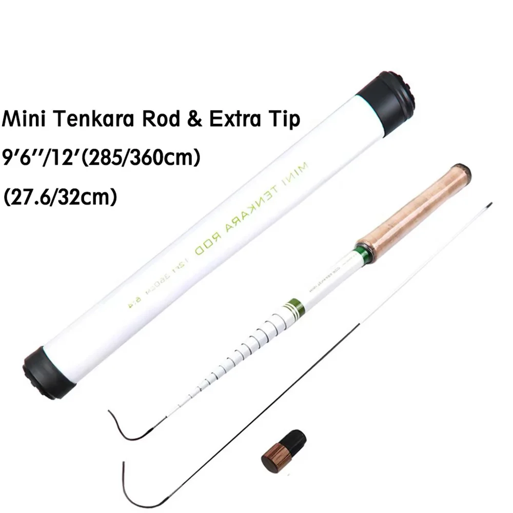 TXBUNBOF Mini Vara de pesca com mosca Tenkara 240/285/360CM 9/15/16Sec Vara telescópica Tenkara Fly Rod