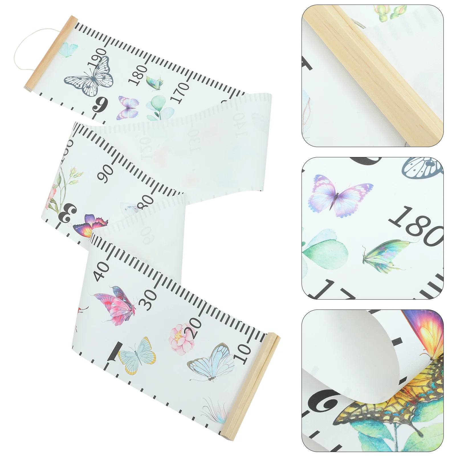 

Kids Height Chart Wall Hanging Growth Measurement for Children Room Decor Nordic Style Measuring Ruler Baby Growth Tracker