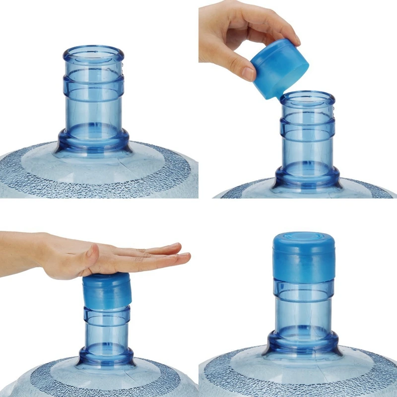 30 Pack Non Spill Cap Anti Splash Bottle Caps,For 55Mm 2,3 And 5 Gallon Water Jug