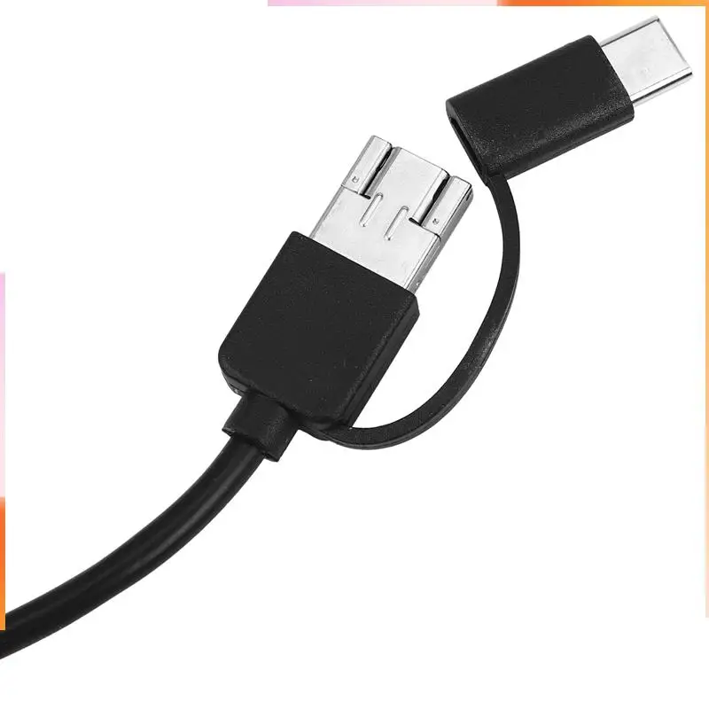 A92Z 2X 3 في 1 المنظار الصناعي Borescope كاميرا التفتيش المدمج في 6 المصابيح IP67 مقاوم للماء USB نوع-C المنظار #5