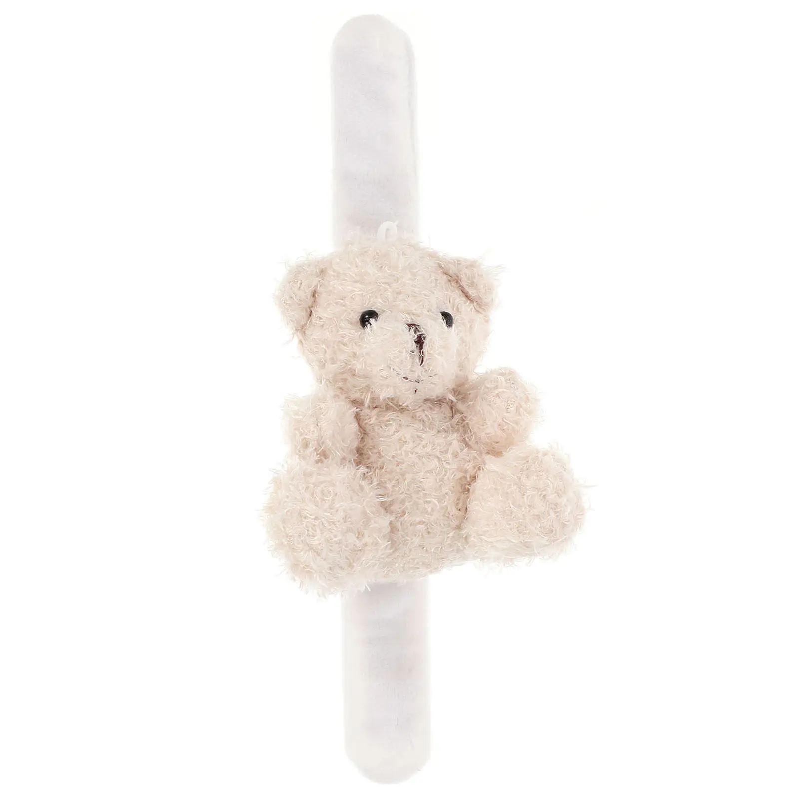 

Bear Slap Bracelet Animal Theme Wrist Band Soft Touch Easy Wear Snap Style Party Favors for Kids Adults Birthday Celebration