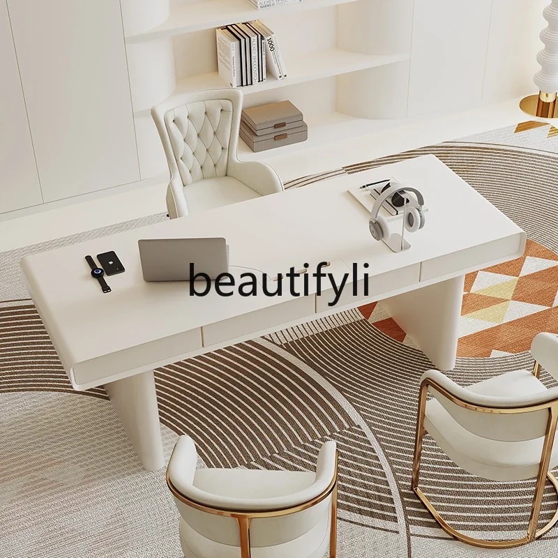 

Desk Small apartment household French female medical beauty student office cashier desk writing desk